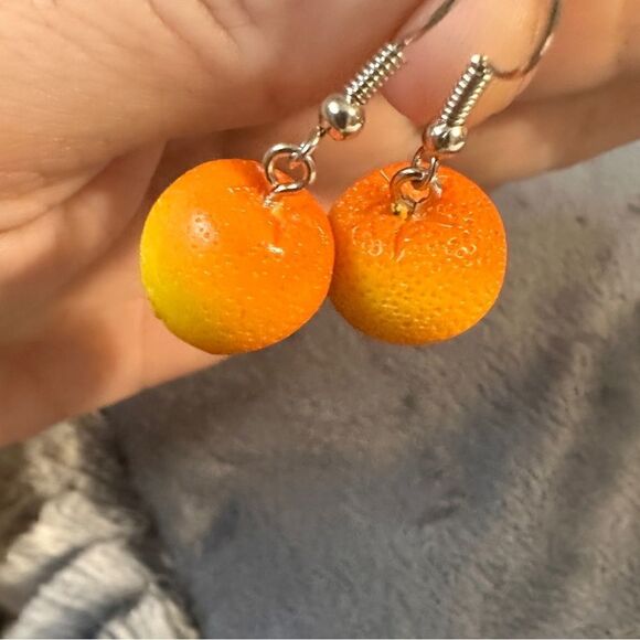 ORANGE women's earrings/ kids - Picture 13 of 17